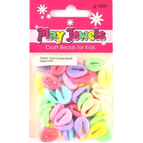 Plastic Cowrie Shell Shape Beads